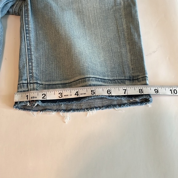 7 For All Mankind Jen7 Bermuda Shorts Mid Rise Size 2 - Picture 8 of 16